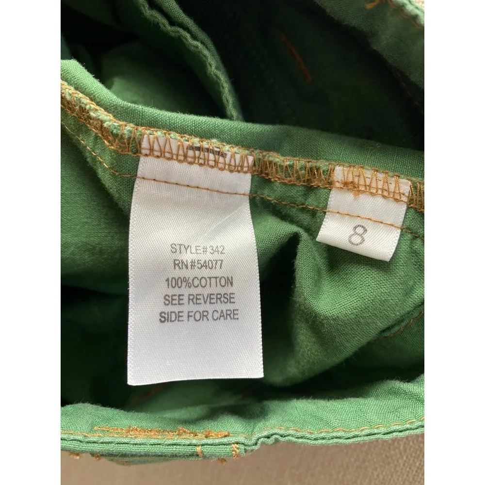Cabi Women's 8 Green Cargo Bermuda Shorts 34x11” Style #342 - Picture 8 of 11